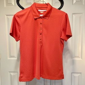 Womens Greg Norman Golf Shirt with pearlized snaps